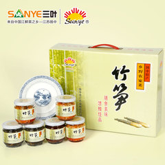 揚中特產三葉咸秧草 下飯菜開胃醬菜禮盒竹筍禮盒120gx6瓶